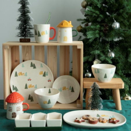 Christmas Tree Ceramic Tableware