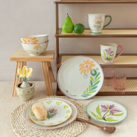 Spring Daisy Hand-painted Ceramic Tableware