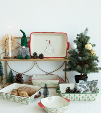 Winter Polar Bear Christmas Bakeware