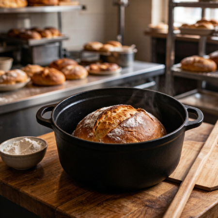 Deep Round Enameled Dutch Oven